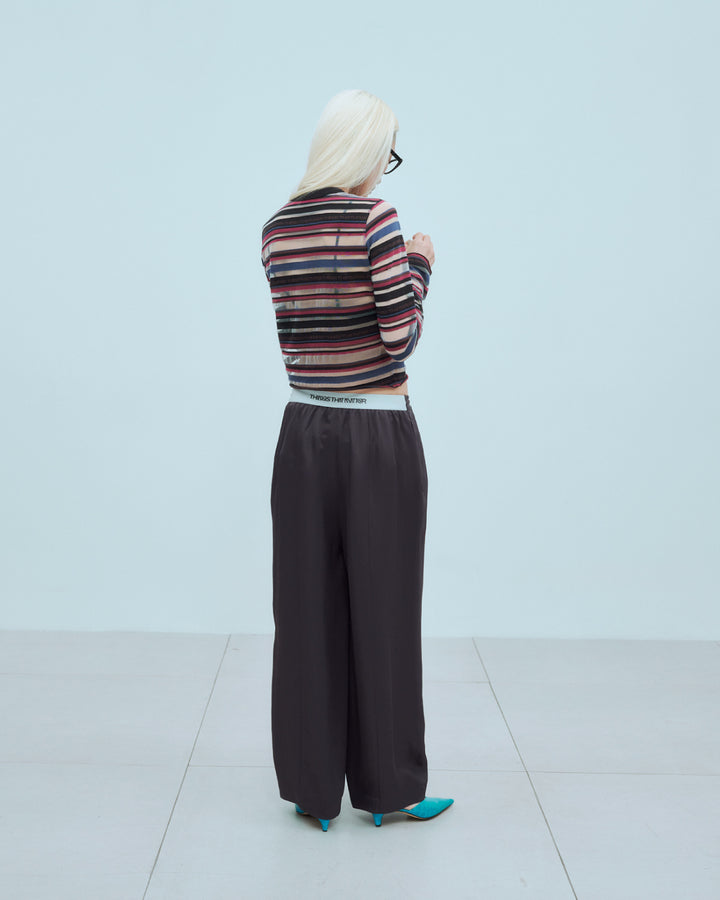 ROUND SILHOUETTE PANTS