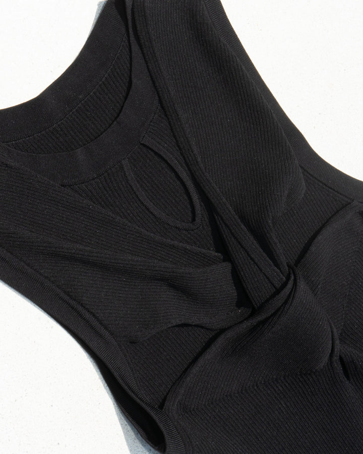 TWIST KNIT TANK TOP