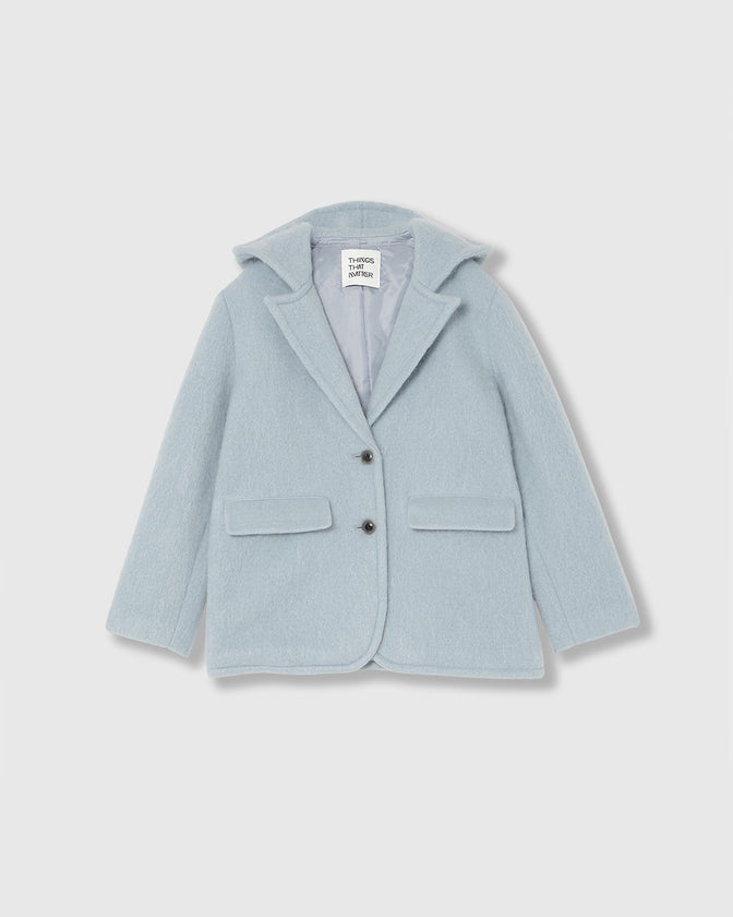 MOHAIR HOODIE JACKET