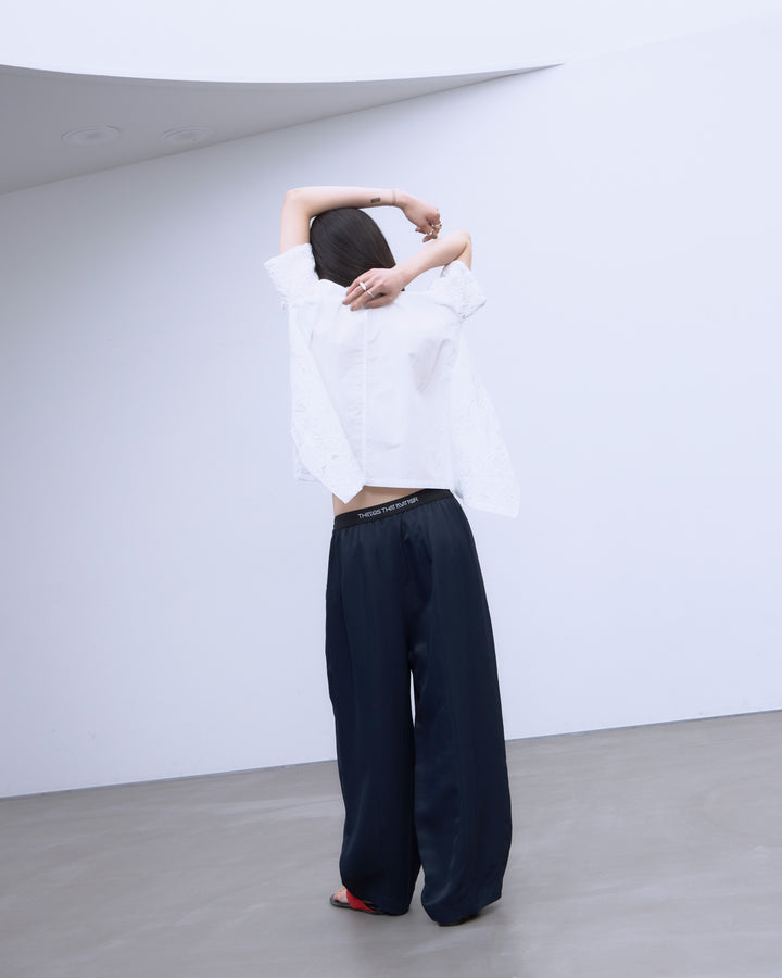 ROUND SILHOUETTE PANTS