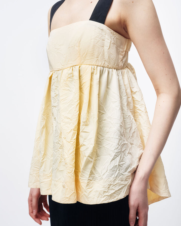 PEPLUM CONFORMS LONG DRESS