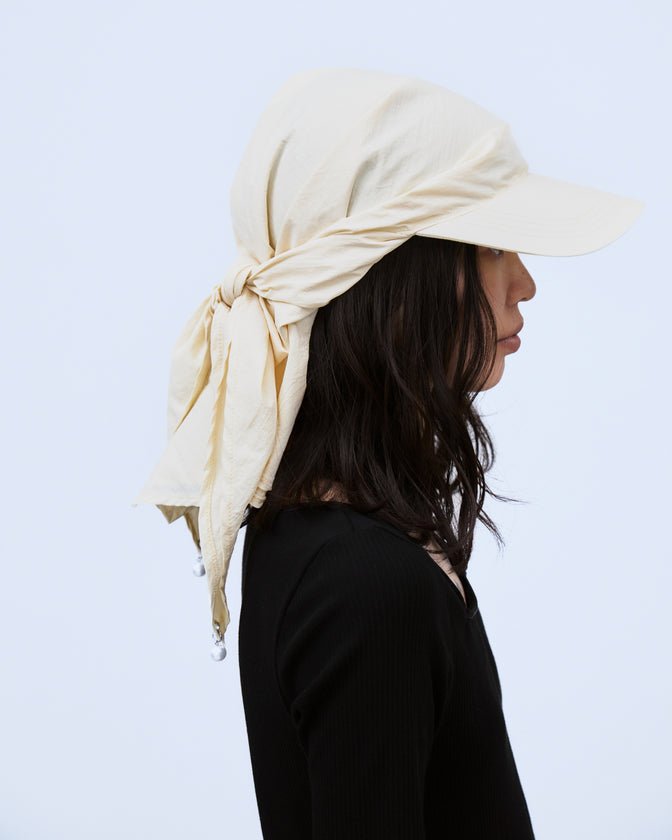SCARF DESIGN NYLON CAP