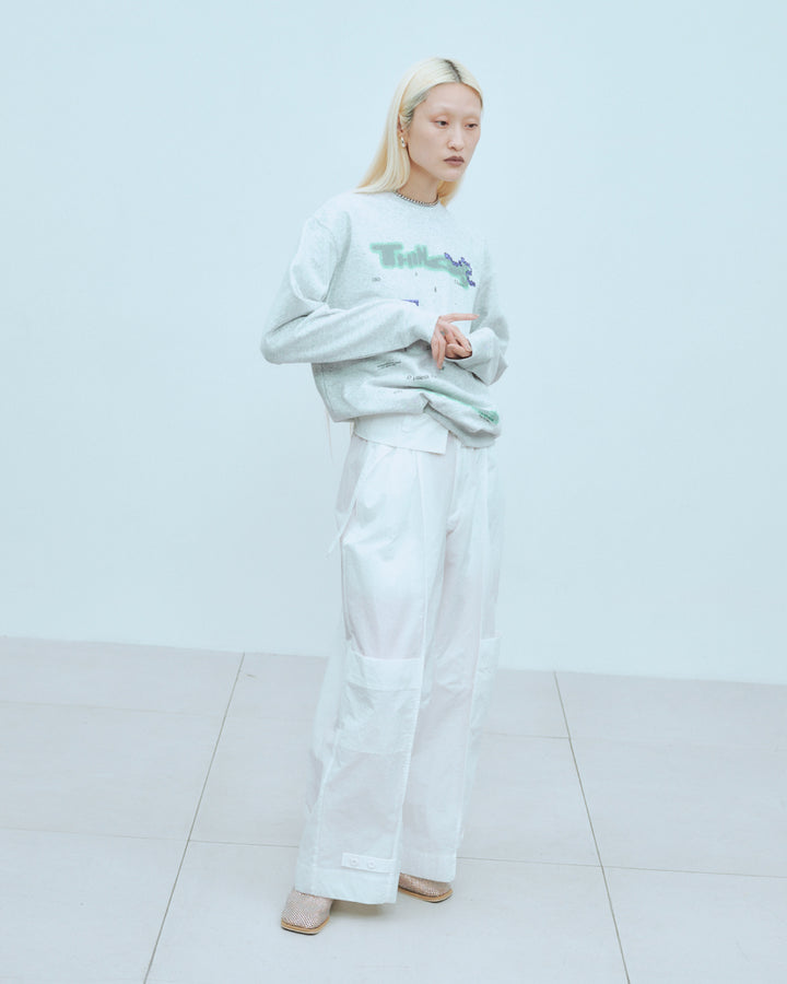 CHAOS PRINT SWEAT