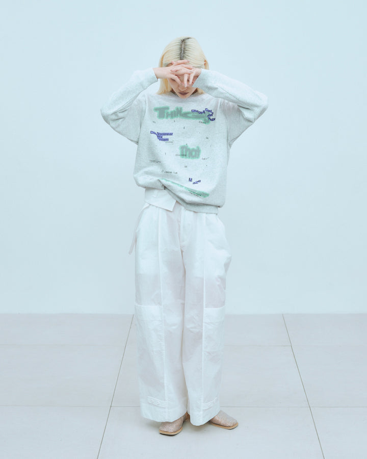 CHAOS PRINT SWEAT