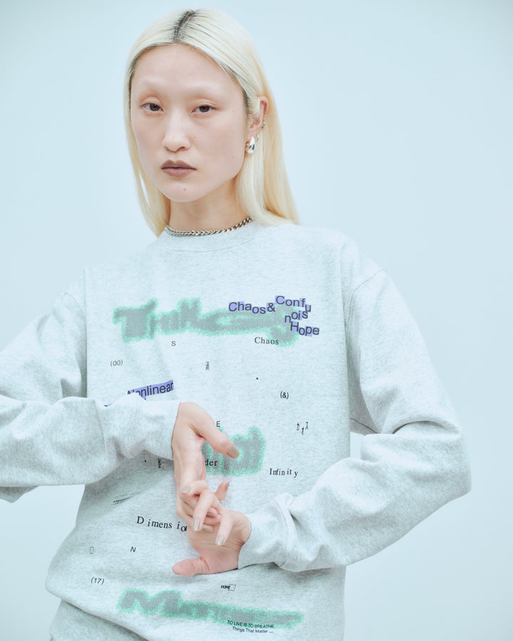 CHAOS PRINT SWEAT