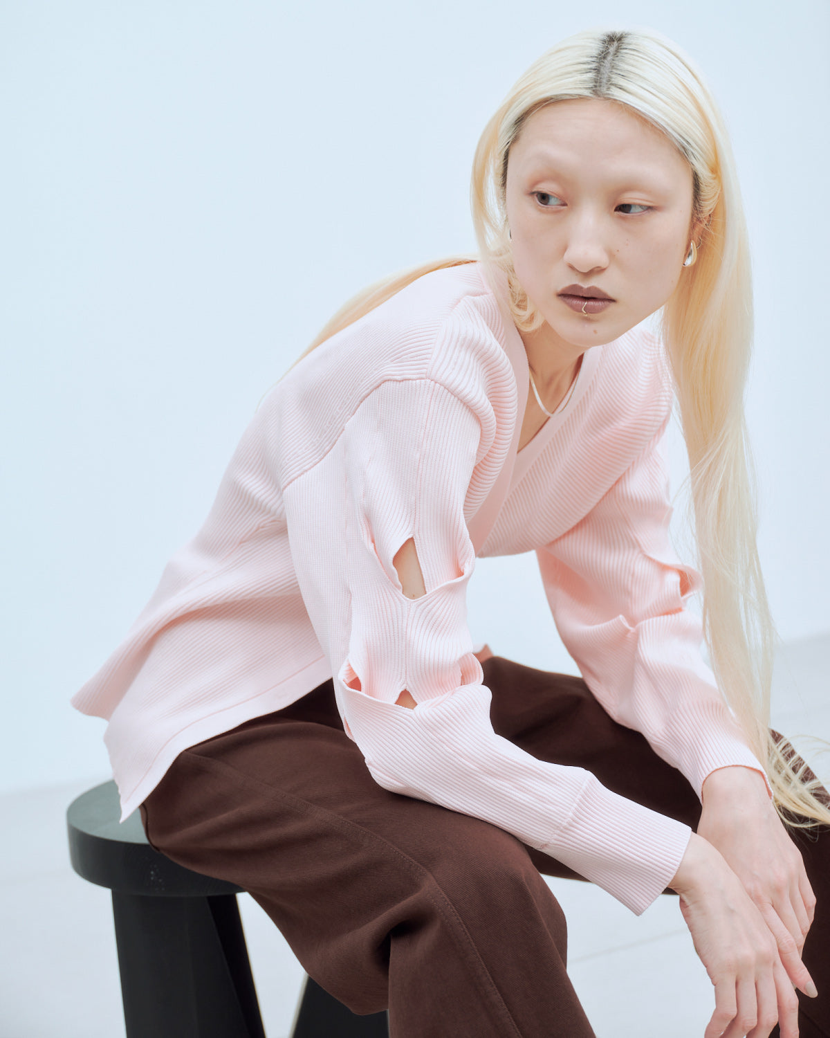 THESHISHIKUI ニットキャミ P.PINK タンクトップ KNIT CAMI / P.PINK – SHISHIKUI