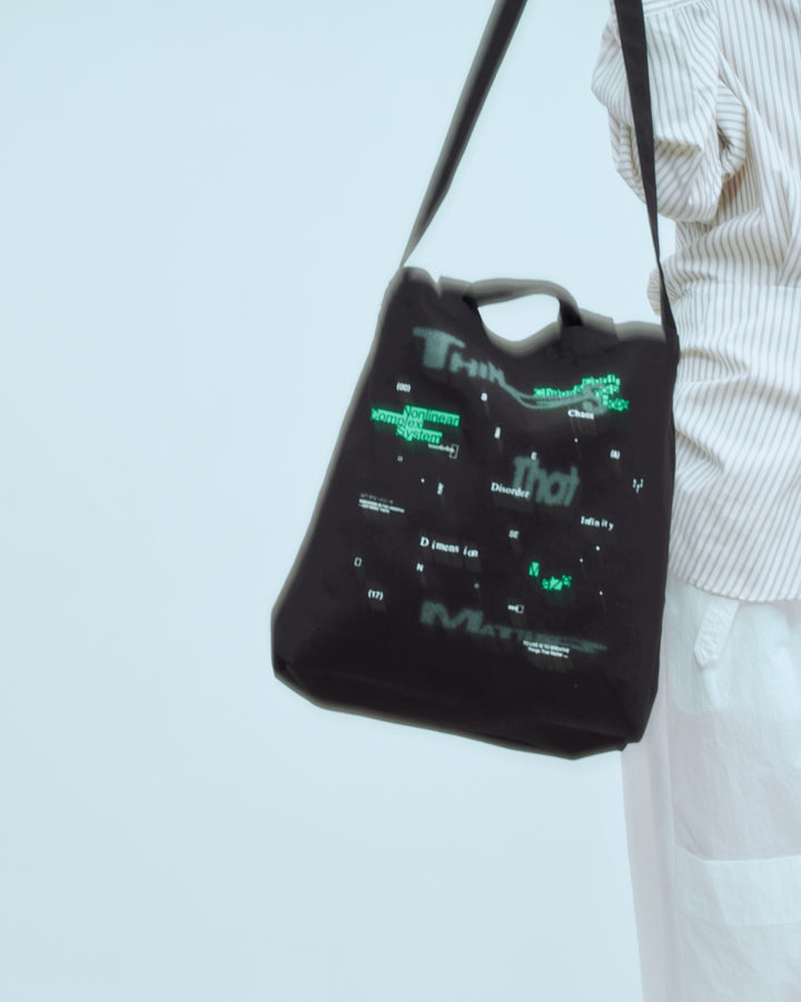 CHAOS PRINT TOTE BAG