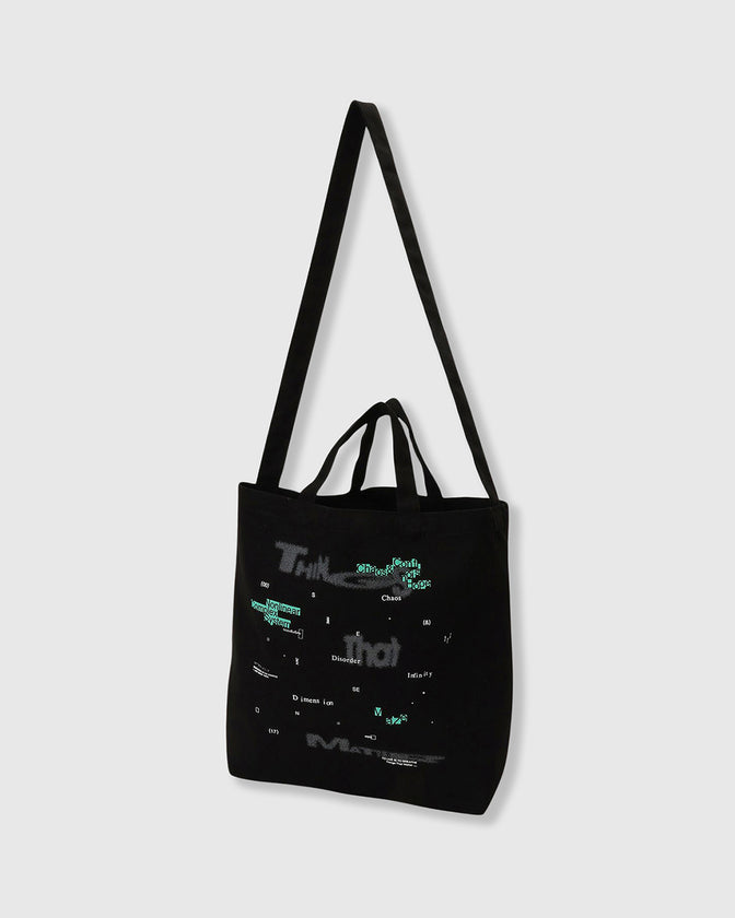 CHAOS PRINT TOTE BAG