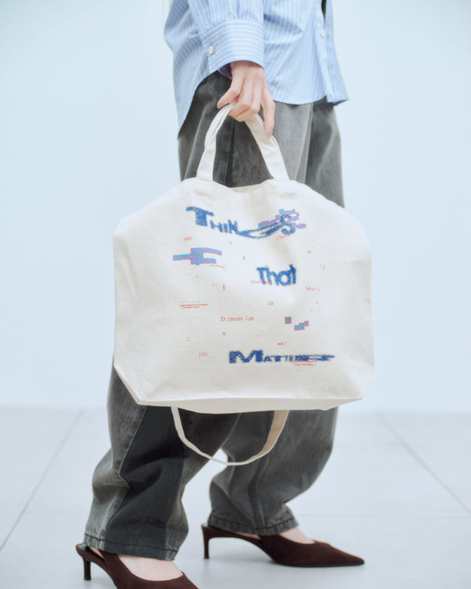 CHAOS PRINT TOTE BAG