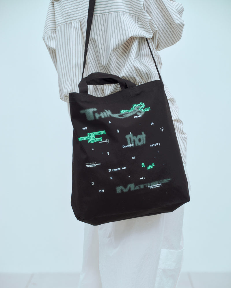 CHAOS PRINT TOTE BAG