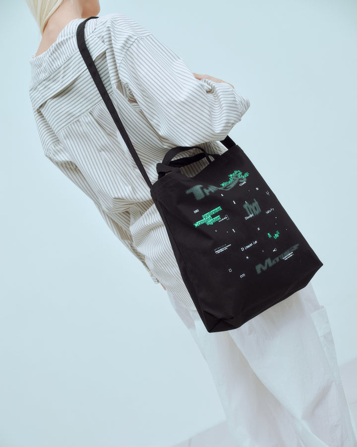 CHAOS PRINT TOTE BAG