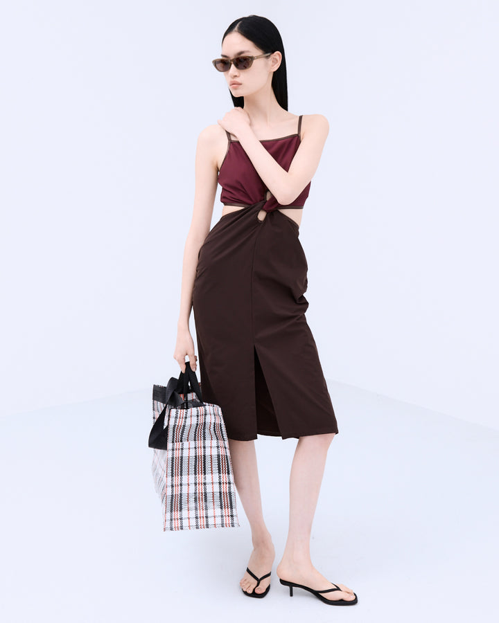 TWISTED SWIM DRESS