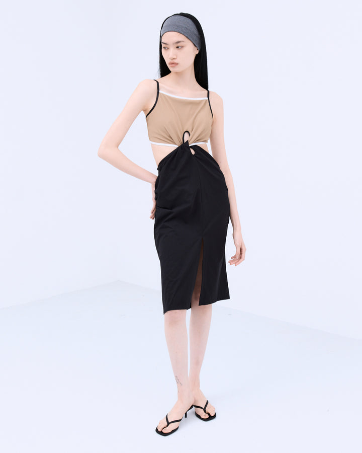 TWISTED SWIM DRESS