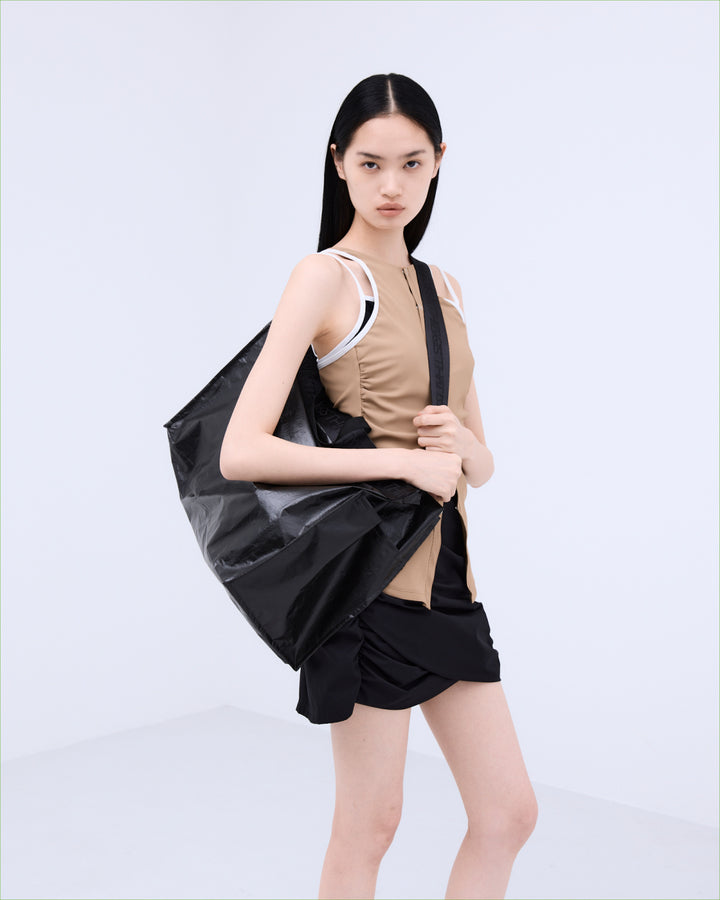 OPEN BACK LAYERED SWIM TOP
