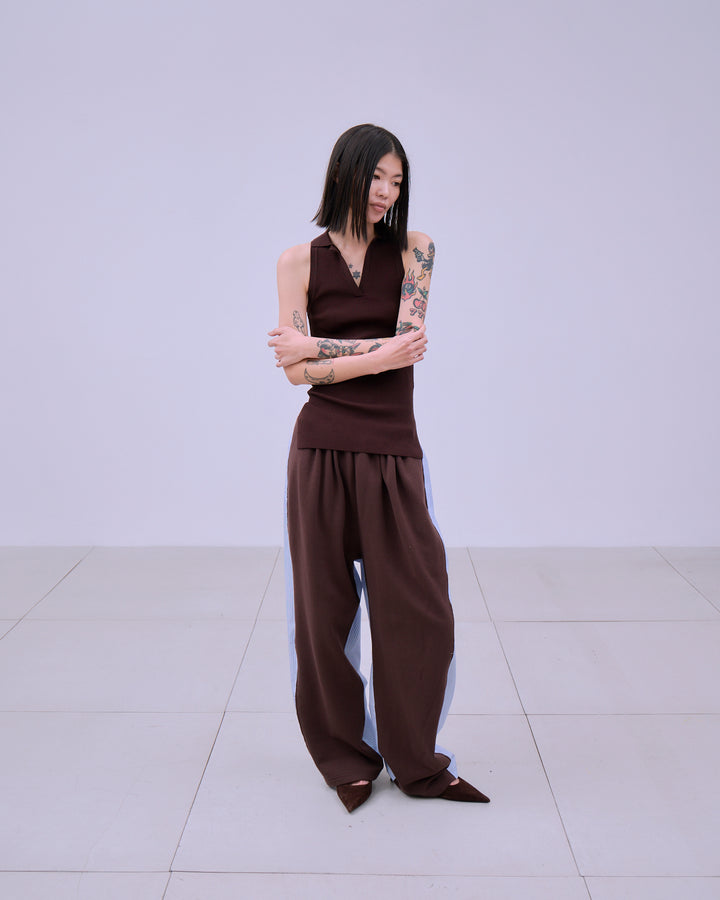 AMERICAN SLEEVE KNIT POLO