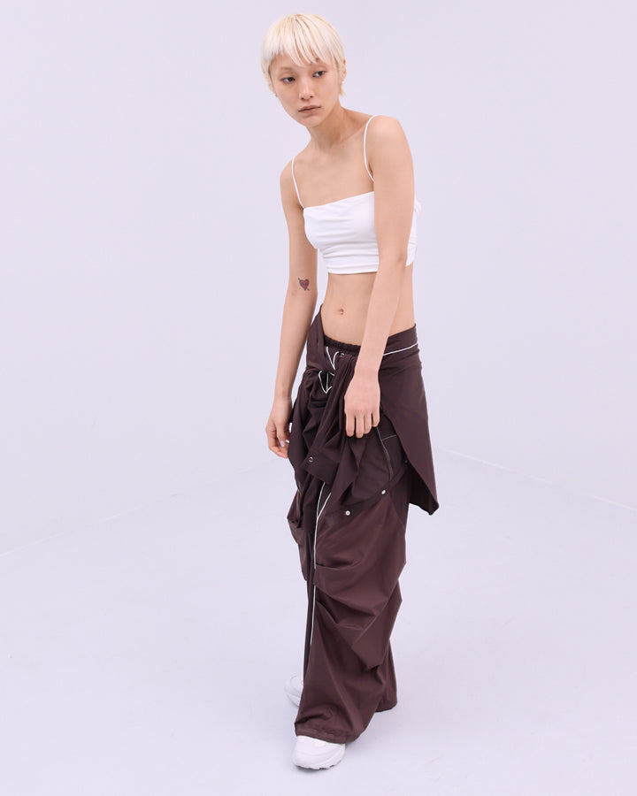 MESH BLOCKING STRETCH EASY PANTS