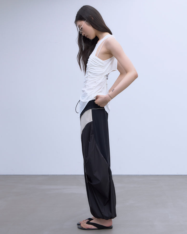 MESH BLOCKING STRETCH EASY PANTS