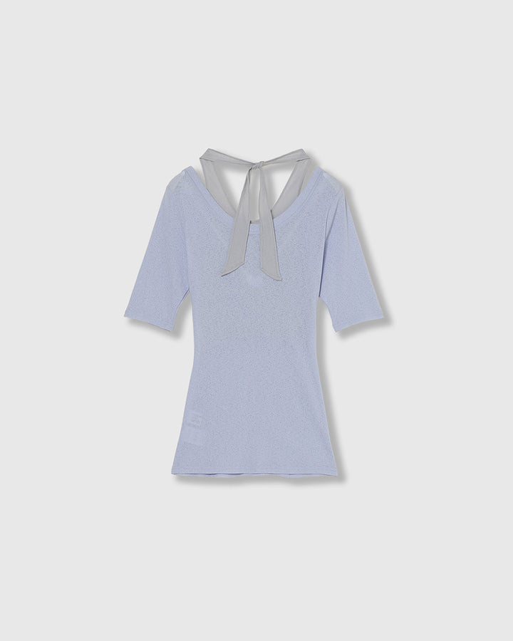 HALTER DESIGN LAYERED TOPS