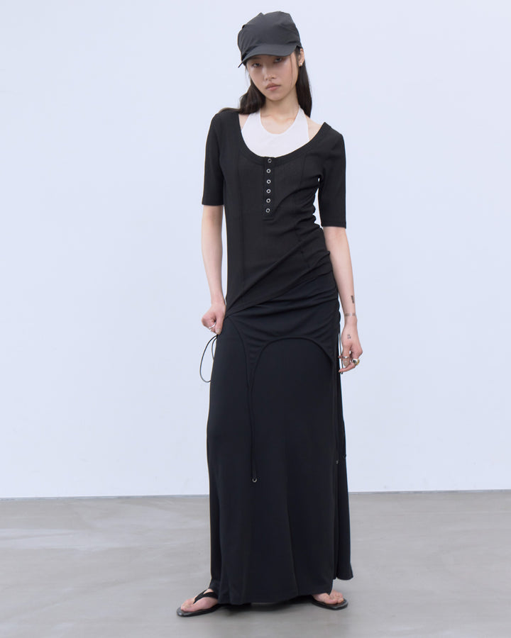 HALTER DESIGN LAYERED TOPS