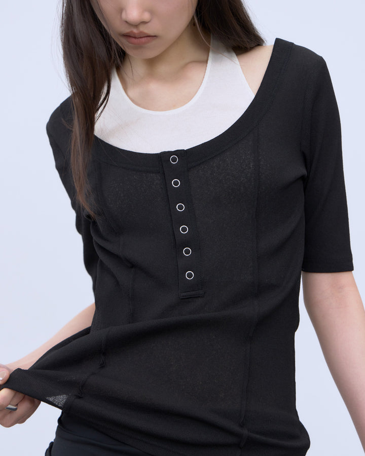 HALTER DESIGN LAYERED TOPS