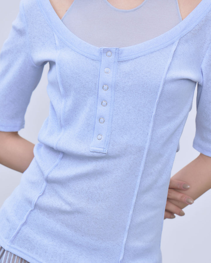 HALTER DESIGN LAYERED TOPS
