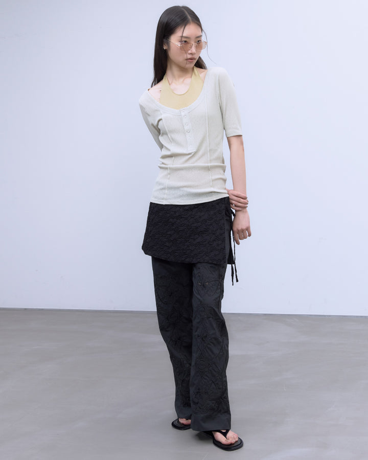HALTER DESIGN LAYERED TOPS