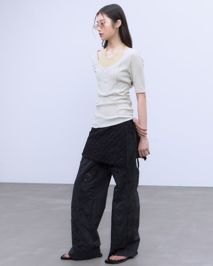 HALTER DESIGN LAYERED TOPS