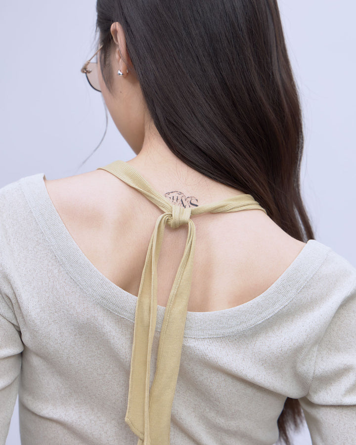 HALTER DESIGN LAYERED TOPS