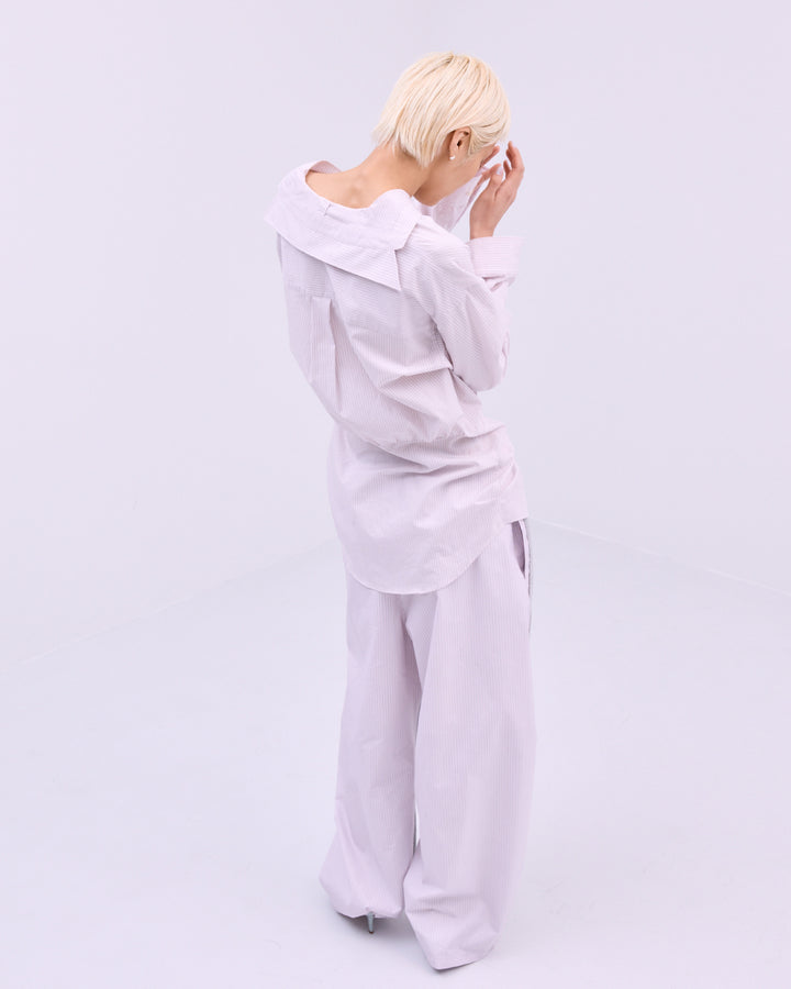 SAILOR BLOUSING STRIPE SHIRT