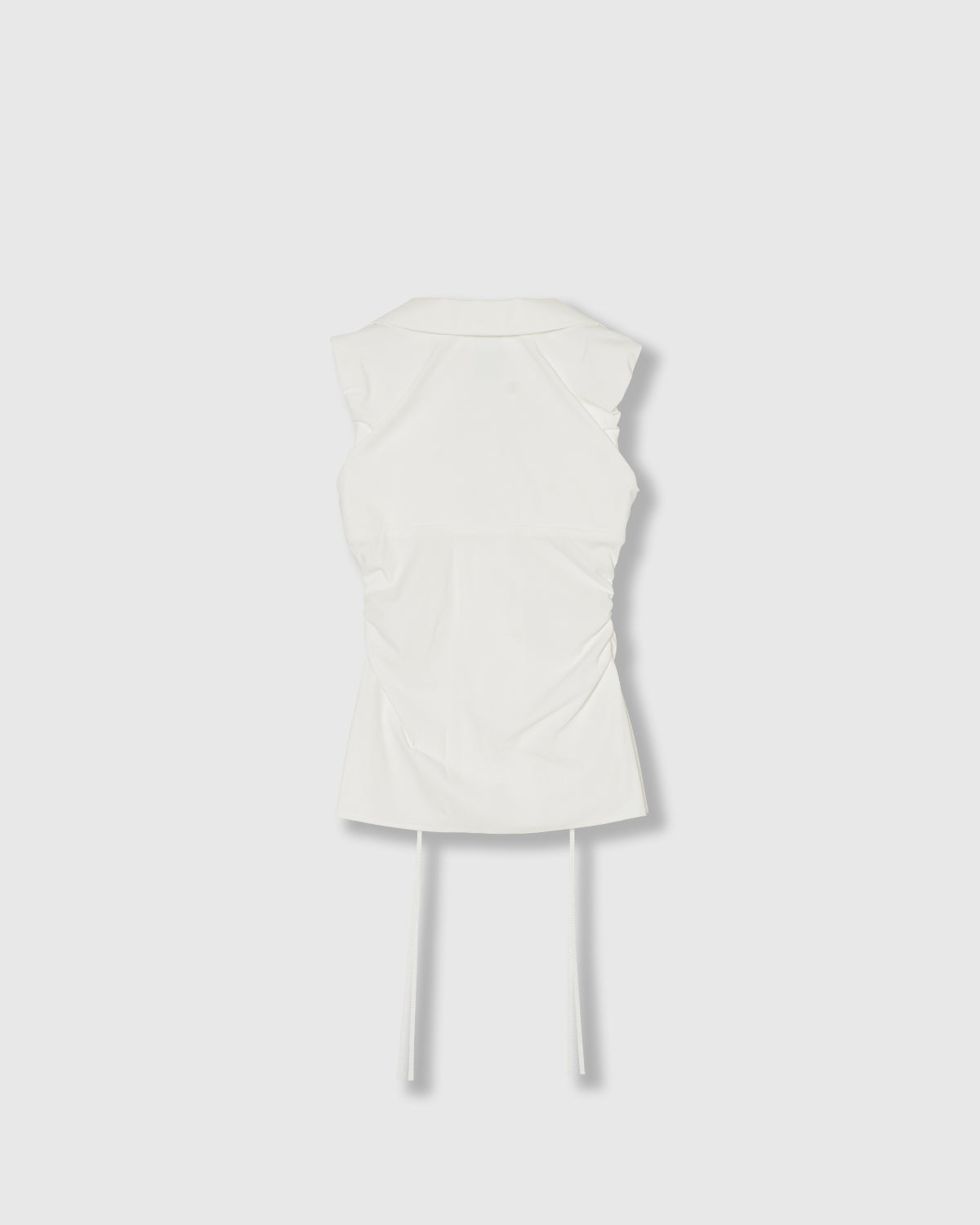 FRONT ZIP BODY-LINE SLEEVELESS TOPS | SENSE 17_ | STORE | THINGS