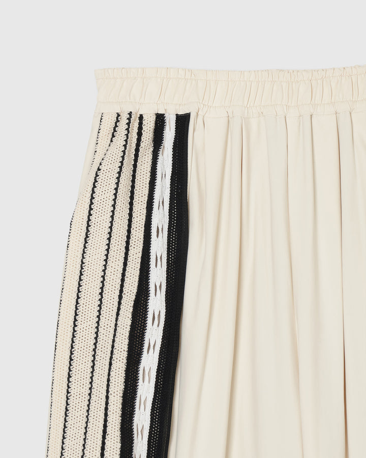 TORCHON LACE SWITCHING PANTS