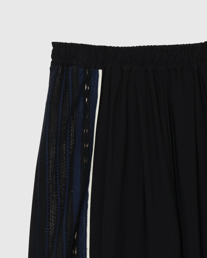 TORCHON LACE SWITCHING PANTS