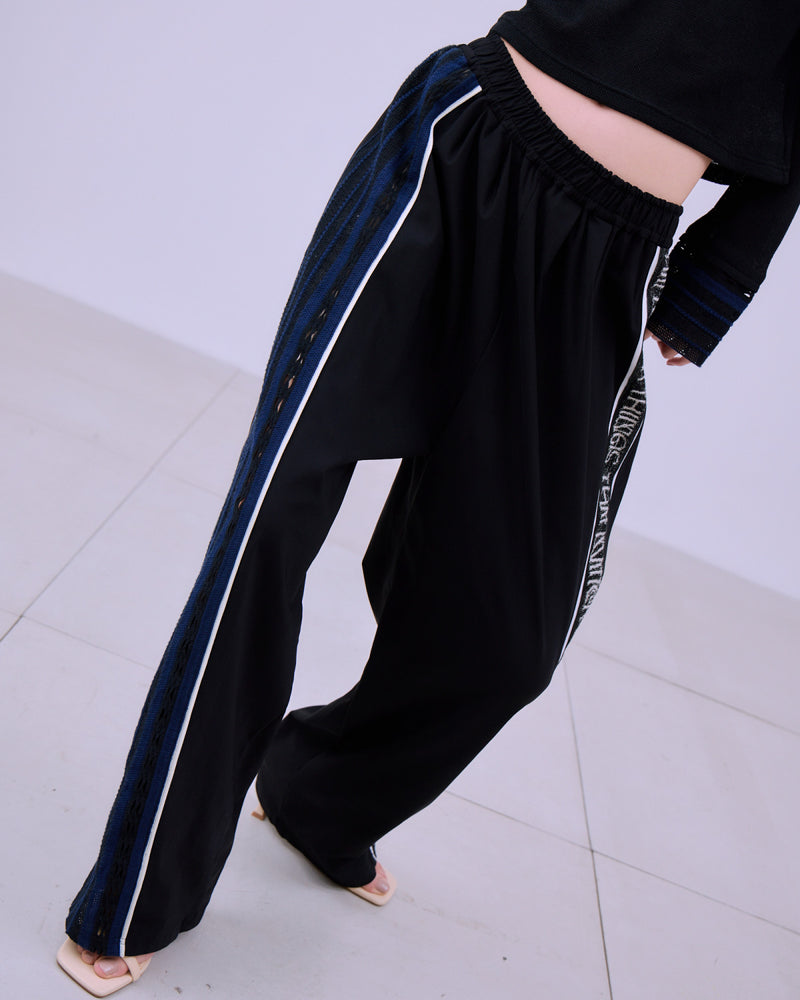 TORCHON LACE SWITCHING PANTS