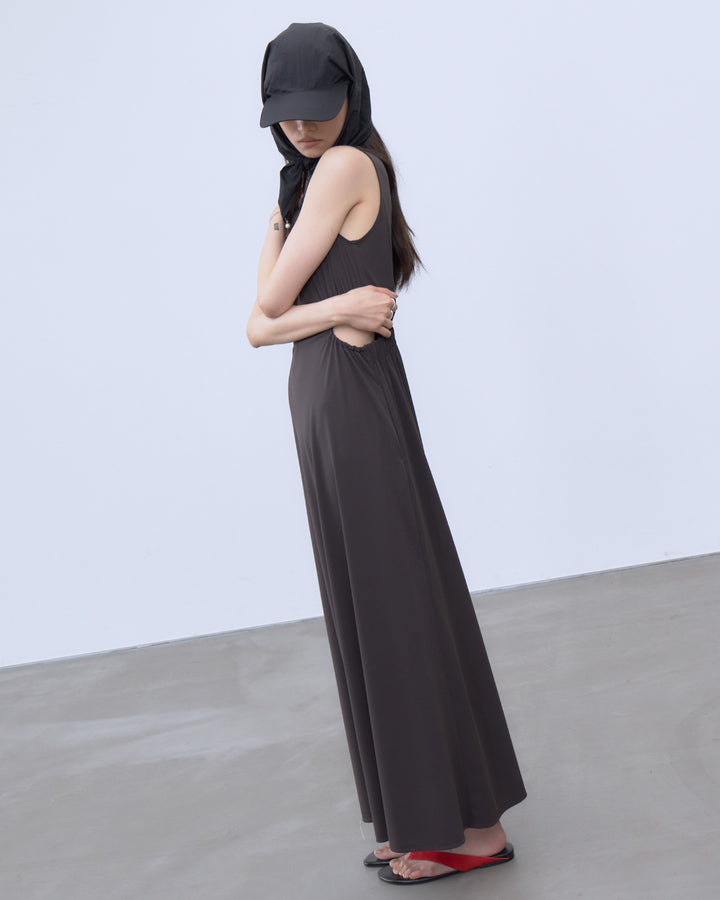 CUTOUT JERSEY DRESS