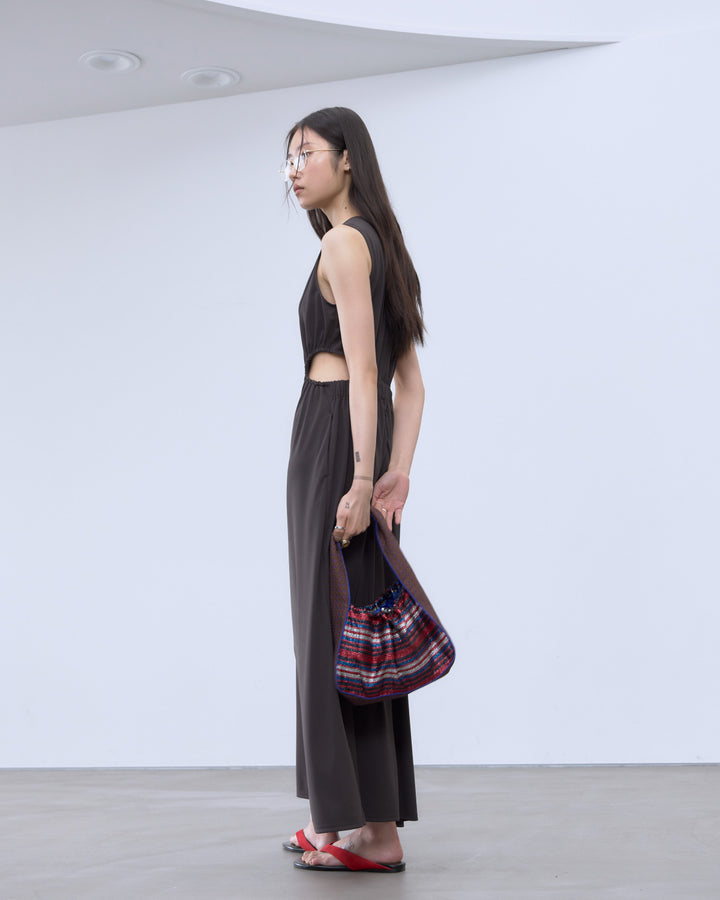 CUTOUT JERSEY DRESS