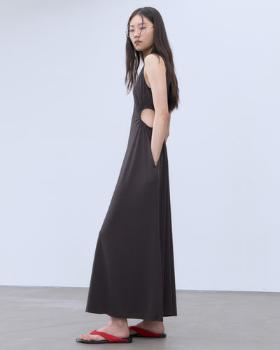 CUTOUT JERSEY DRESS