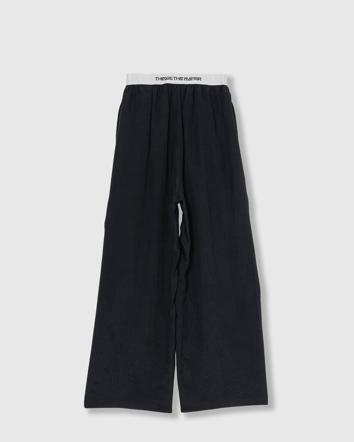 SHEER STRIPE EASY PANTS