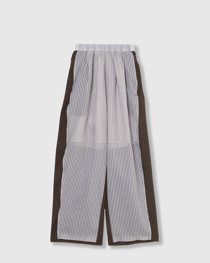 SHEER STRIPE EASY PANTS