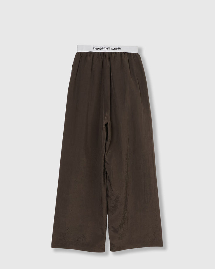 SHEER STRIPE EASY PANTS