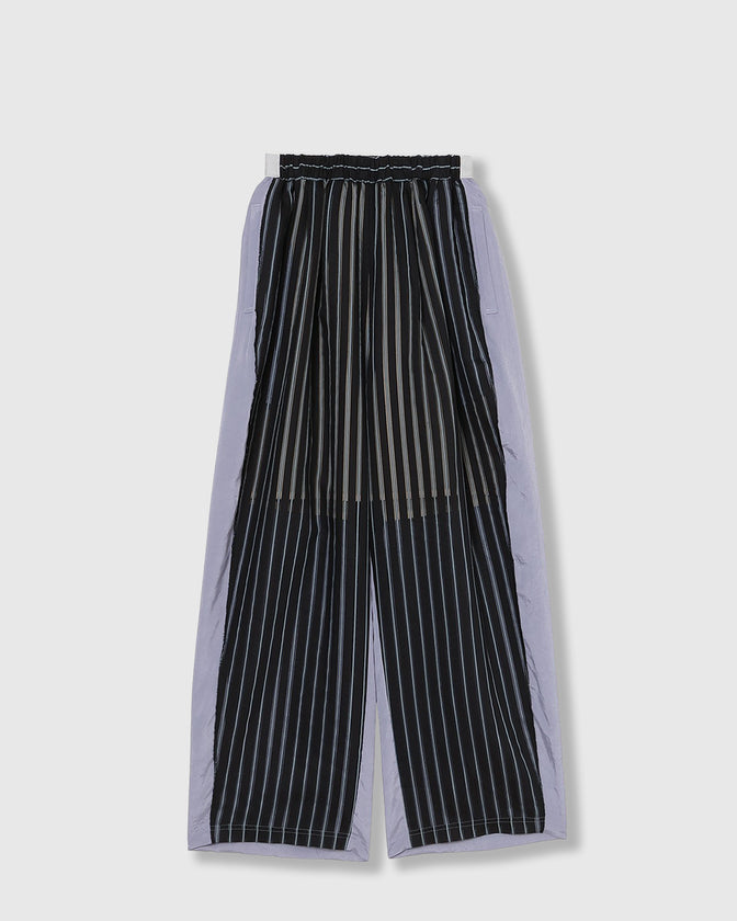 SHEER STRIPE EASY PANTS
