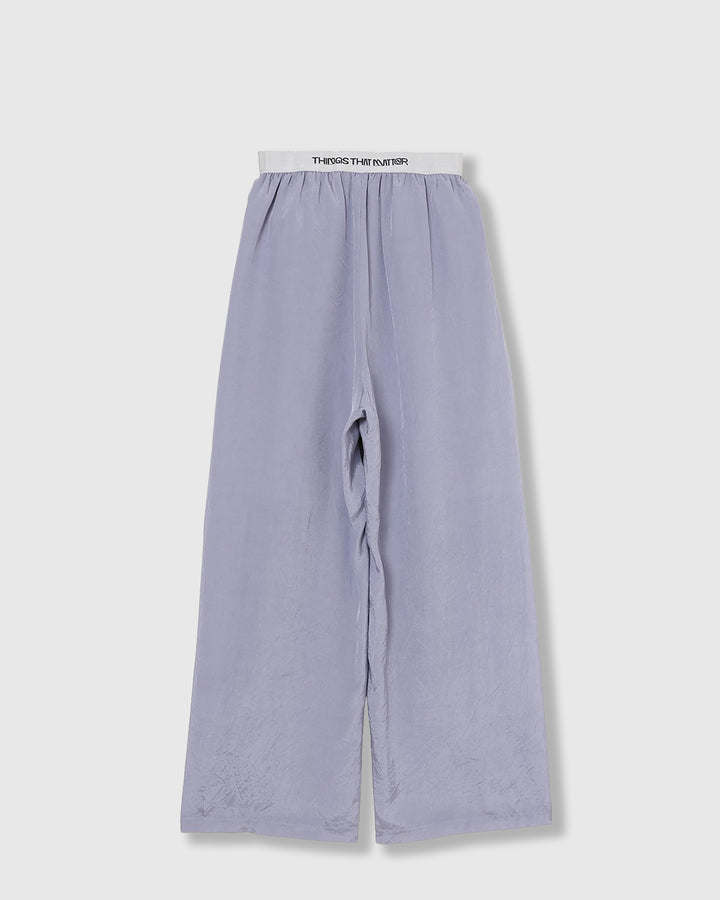 SHEER STRIPE EASY PANTS