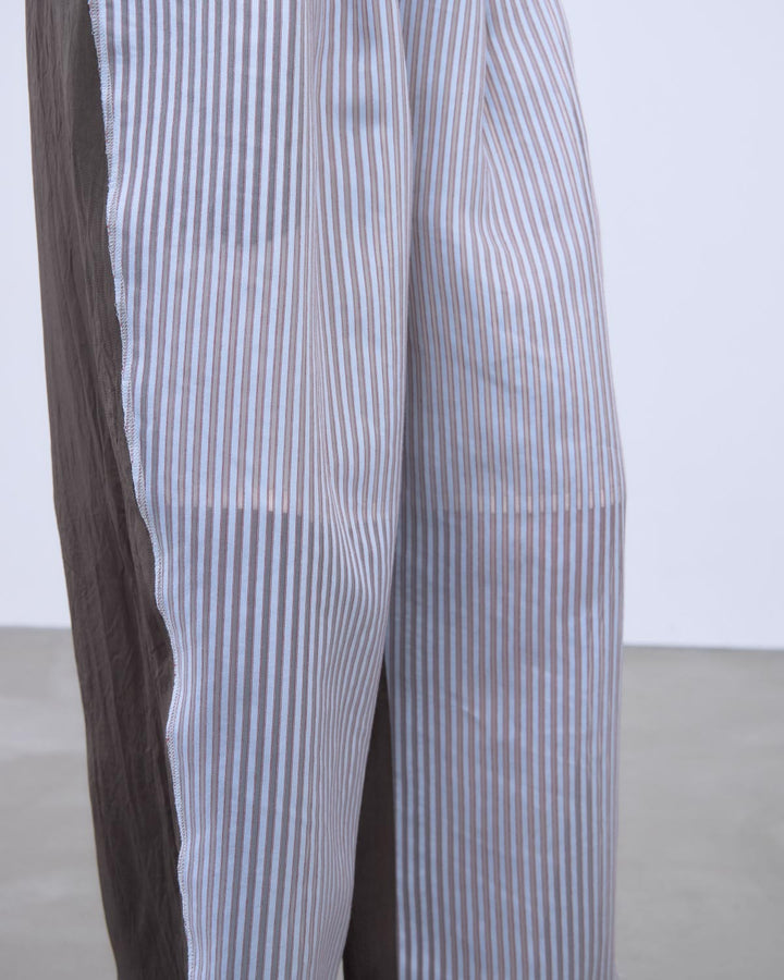SHEER STRIPE EASY PANTS
