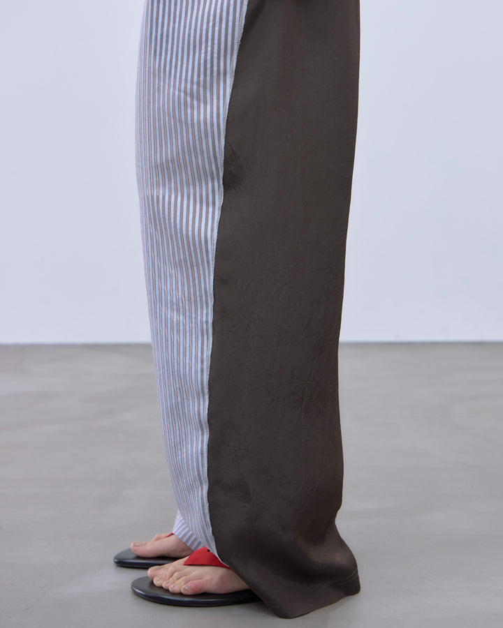 SHEER STRIPE EASY PANTS