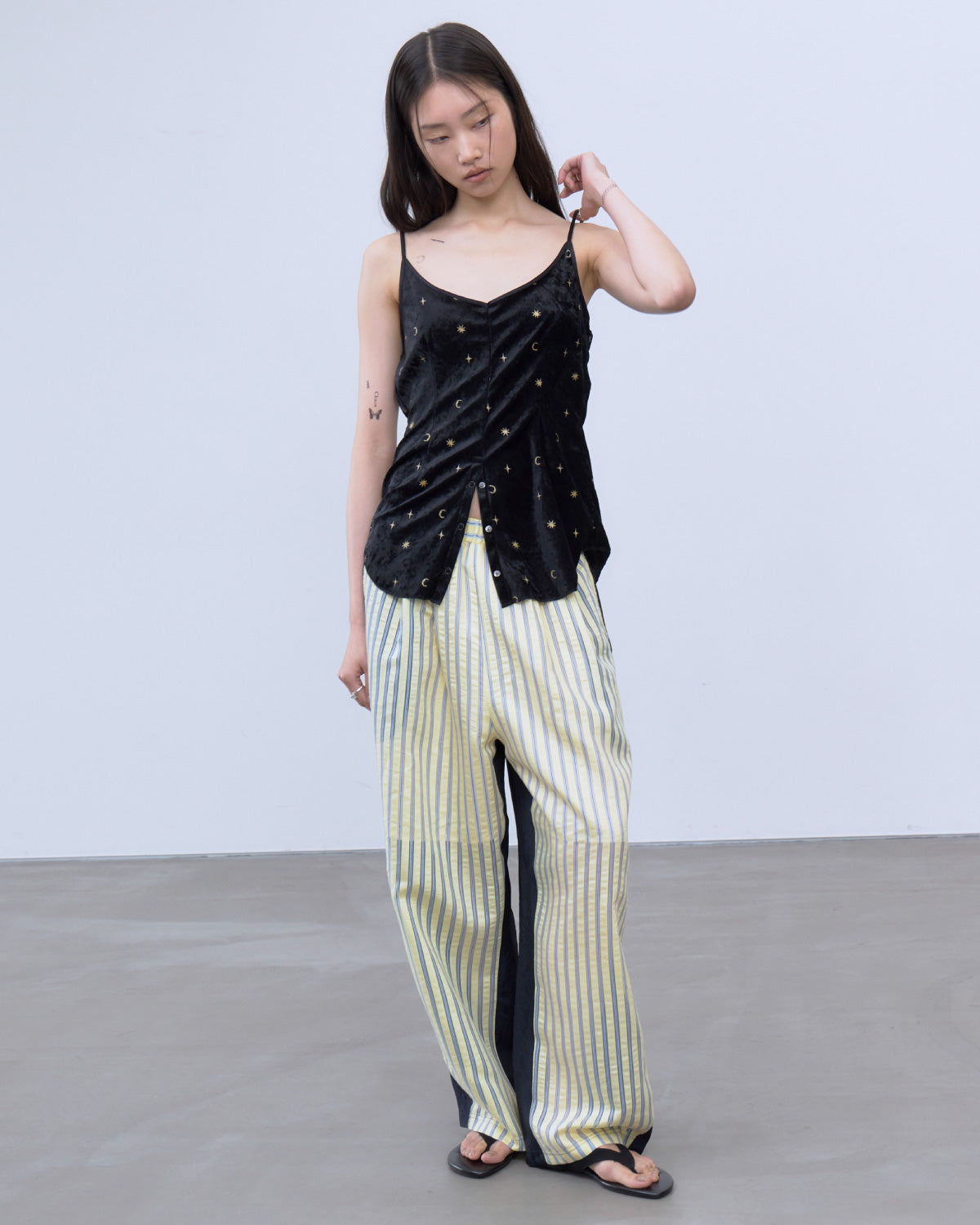 SHEER STRIPE EASY PANTS | SUMMER COLLECTION | STORE | THINGS THAT