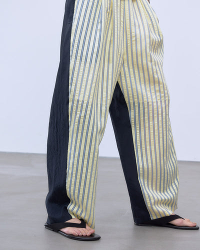 SHEER STRIPE EASY PANTS