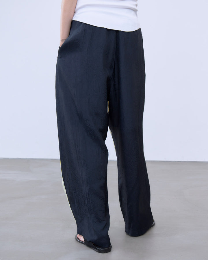 SHEER STRIPE EASY PANTS