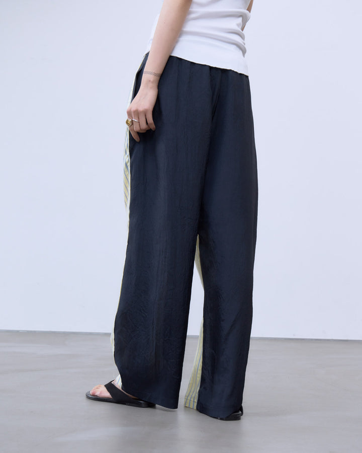 SHEER STRIPE EASY PANTS