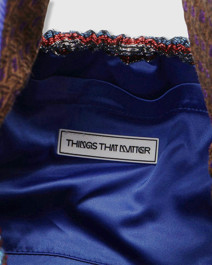 【LIMITED FABRIC】DRAWSTRING ONE HANDLE BAG