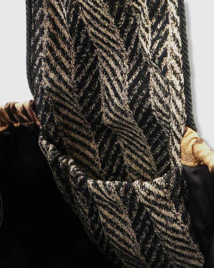 【LIMITED FABRIC】DRAWSTRING ONE HANDLE BAG