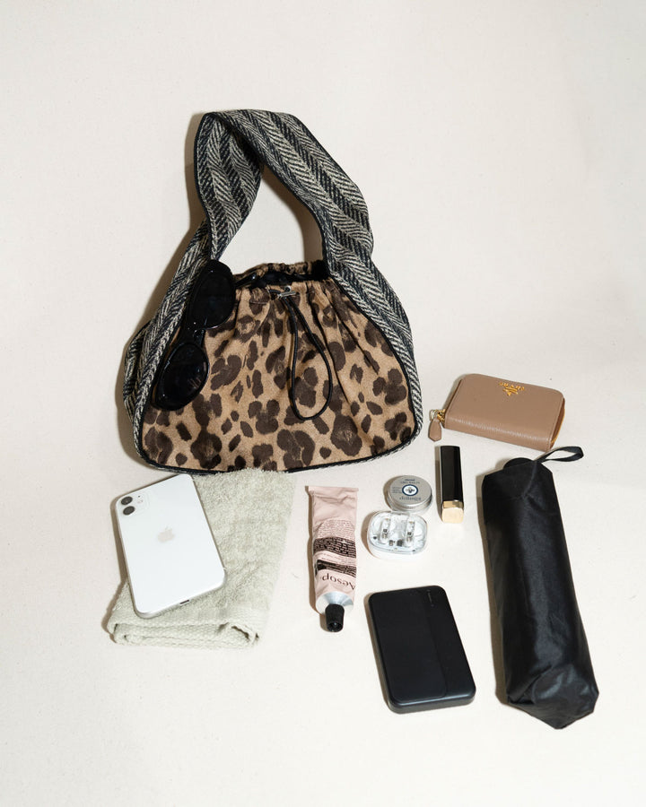 【LIMITED FABRIC】DRAWSTRING ONE HANDLE BAG